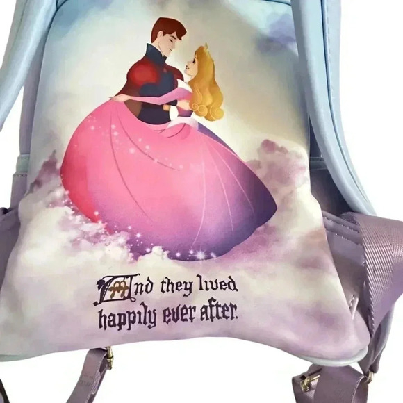 Loungefly Disney Princess Castle Series Sleeping Beauty Mini Backpack New no tag main image 10